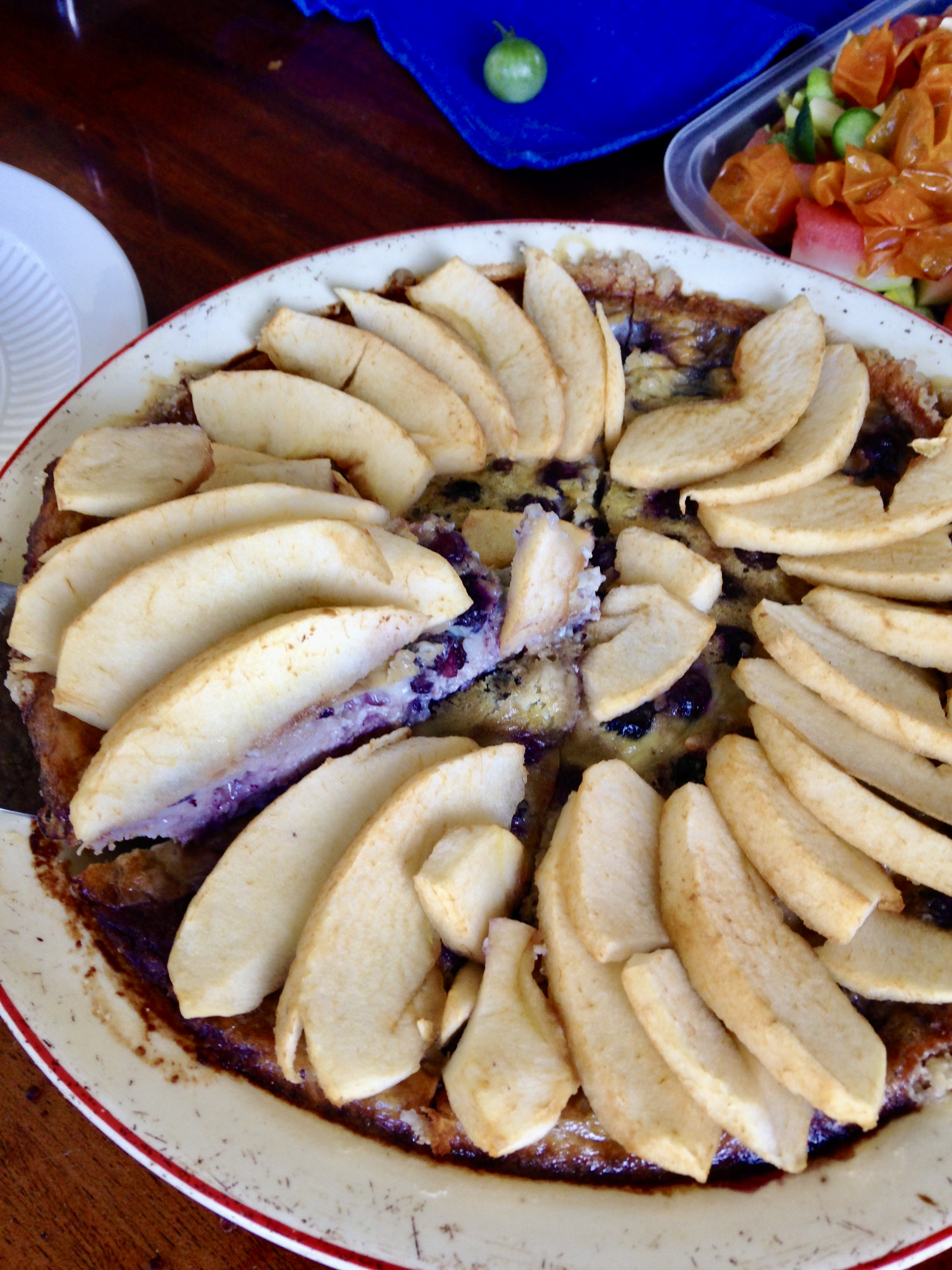 Sustainable food near me is a mindset and lifestyle that adds to your state of health and well being. Blueberry Custard Pie with Fresh Apples is a free recipe.